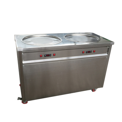 Best Double Pan New Arrival Flat Pan Fried Ice Cream Roll Machine