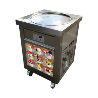 China supplier cold pan fried ice cream roll machine ice cream frying machine for commercial use