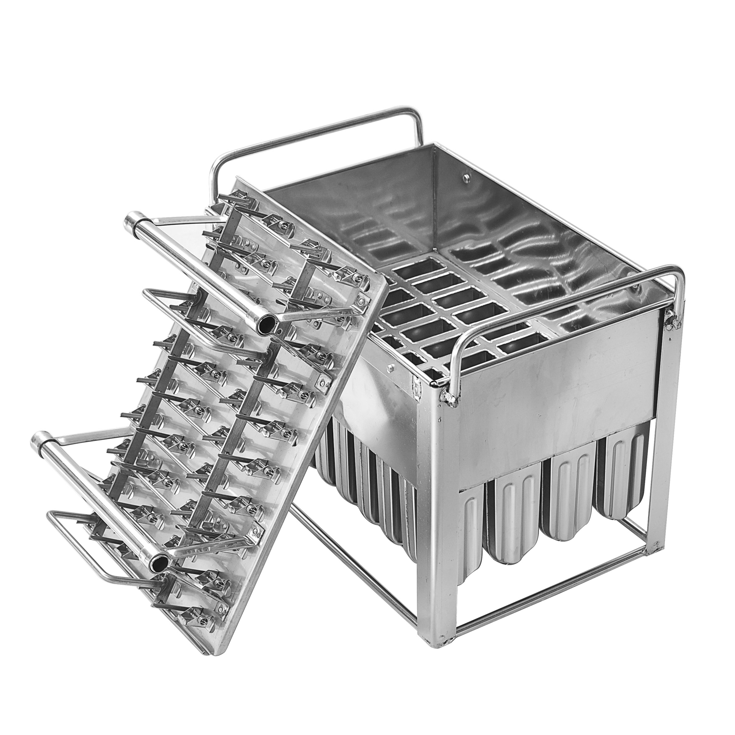 30/40pcs/time Commercial Stainless Steel Popsicle Making Molds