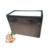 Customized Big Square Pan Fried Ice Cream Machine